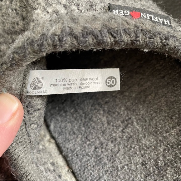 Haflinger 100% Wool Slippers mens size 60/US 16 - Picture 6 of 7